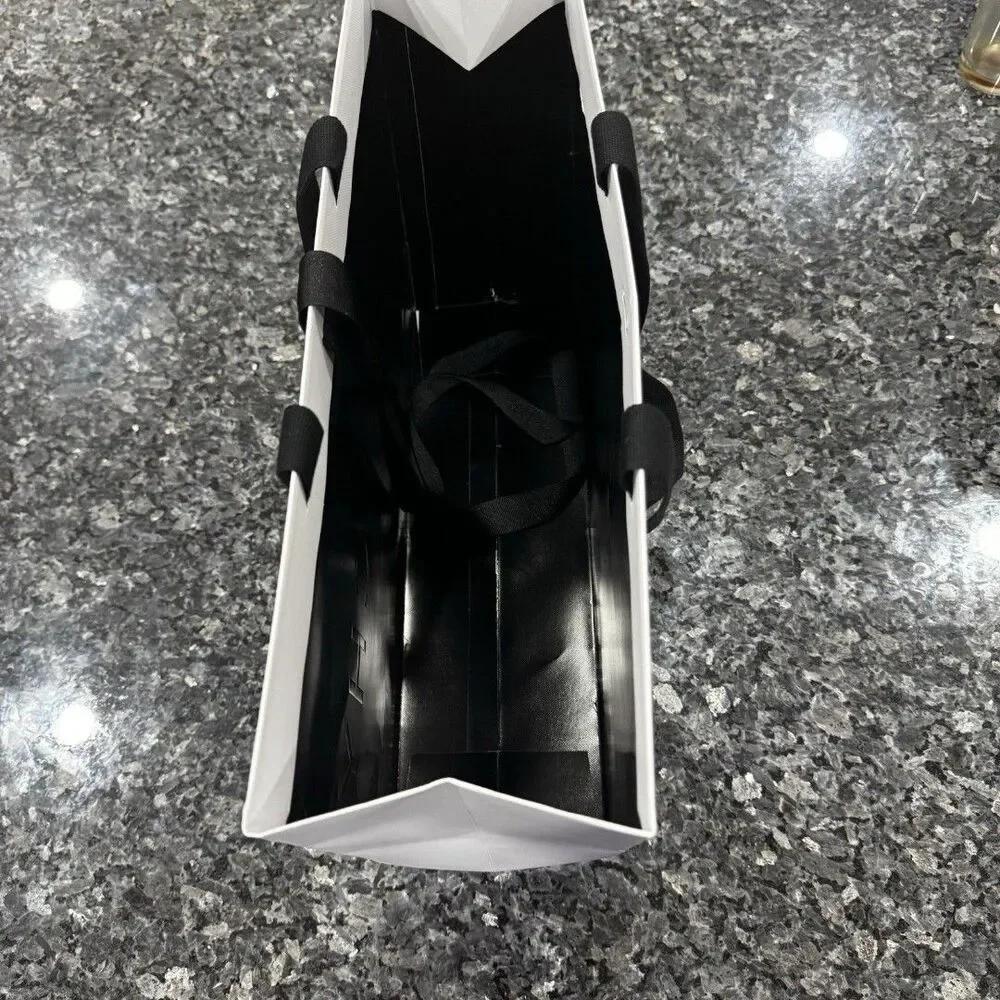 Givenchy White Black Shopping 2026 Gift Bag Tote 12.5” x 16” x 5”